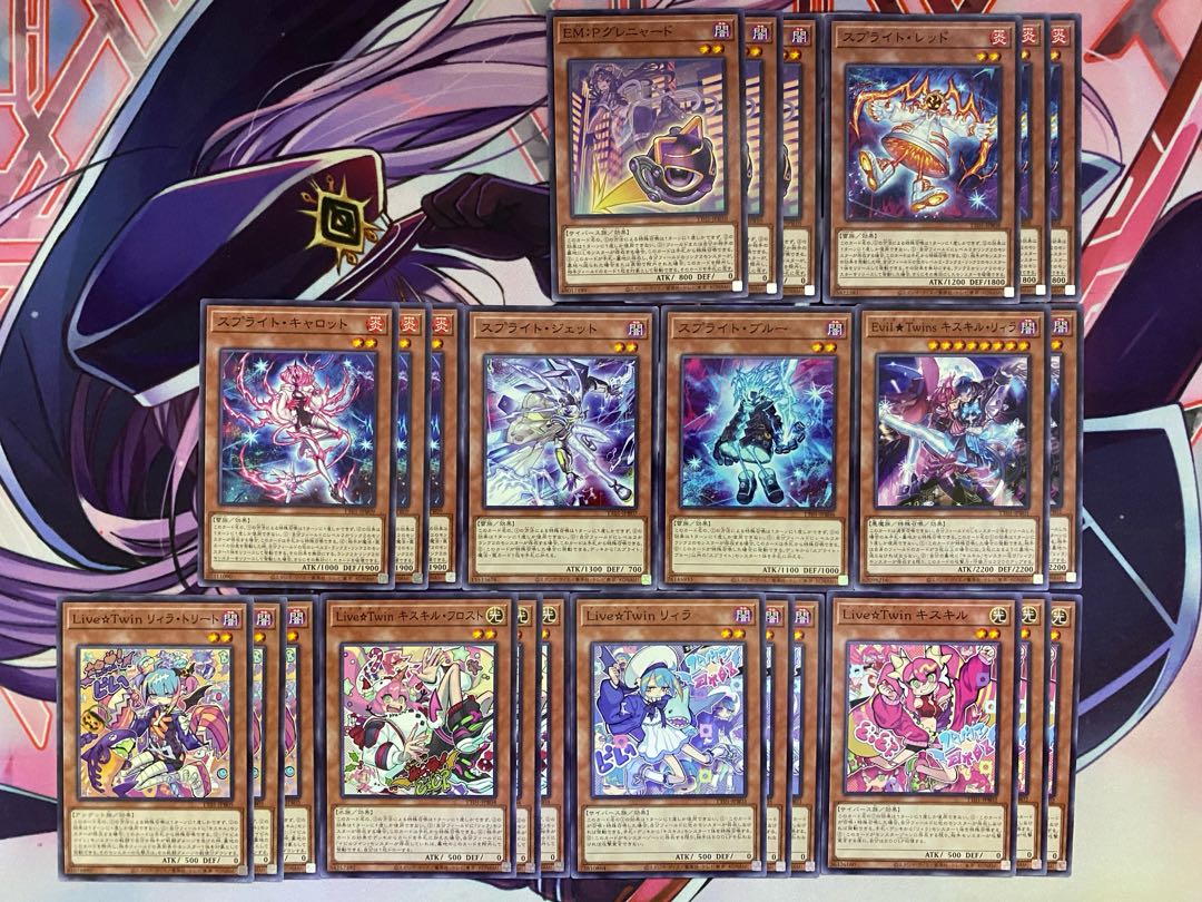 Yu-Gi-Oh Sprite Evil☆Twin Full Scale Preconstructed Deck