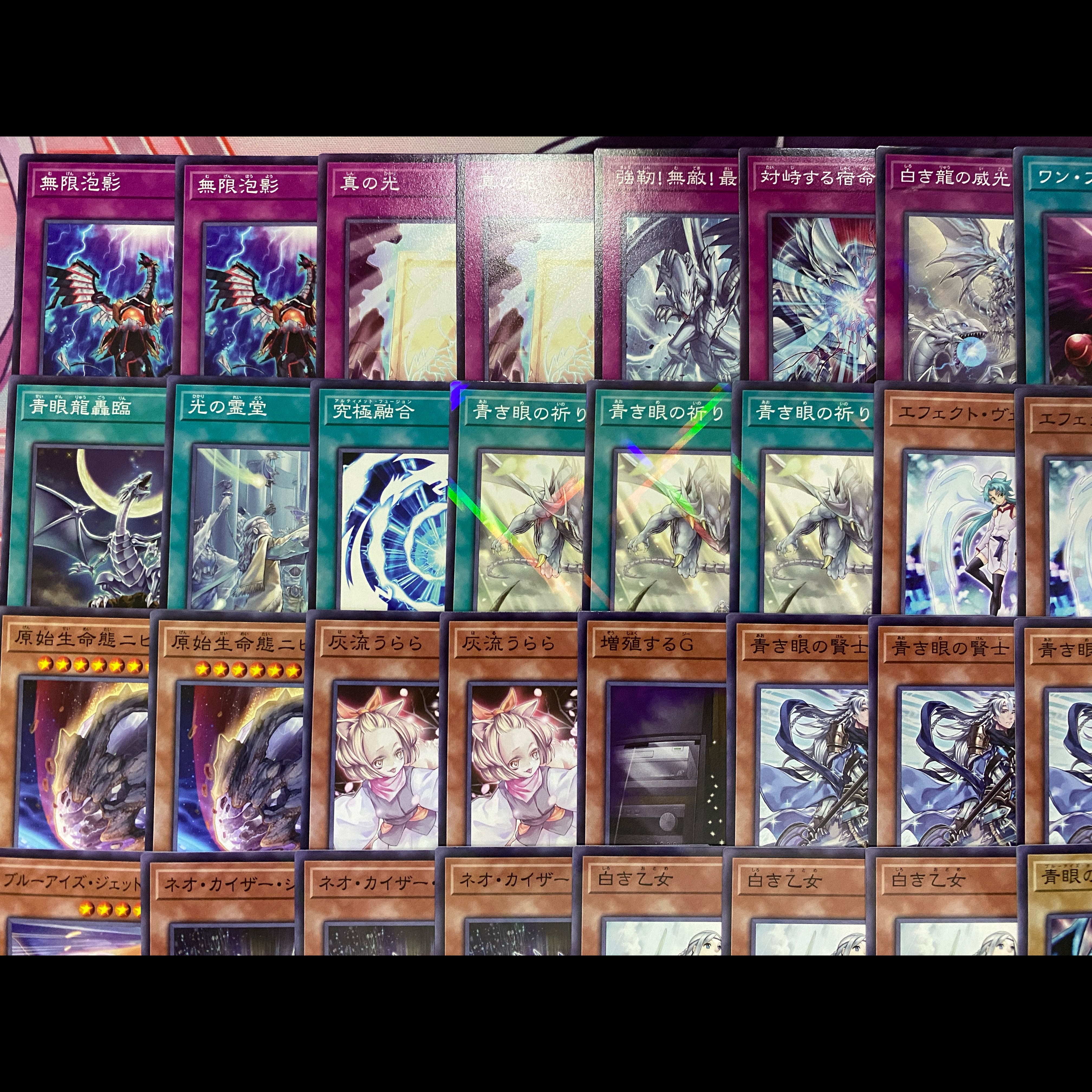 002　遊戯王　青き眼　青眼（ブルーアイズ）大会構築デッキ 1枚