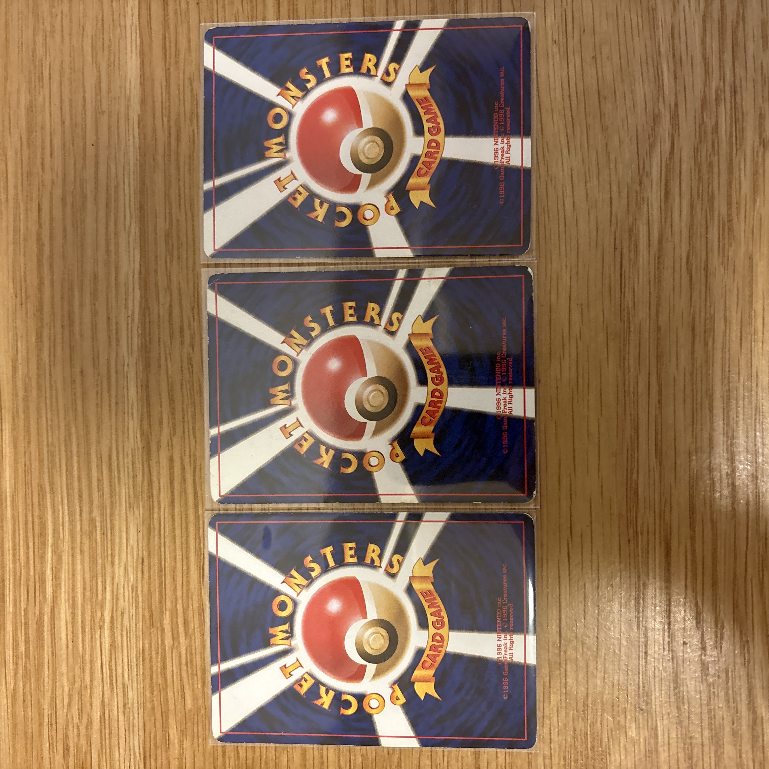 【旧裏まとめ売り】無色ポケモン進化ラインセット｜当時物　ラッタ　コラッタ 3枚