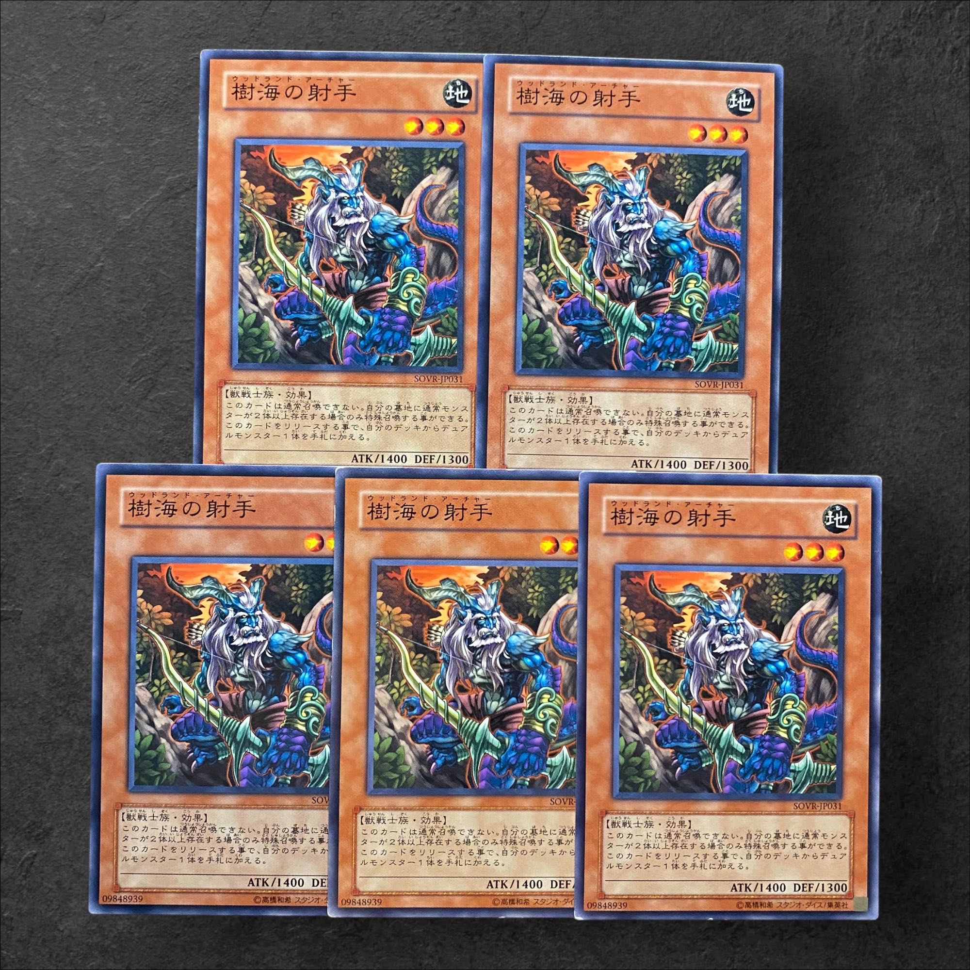 6917 [King of Games] Woodland Archer 5-card set