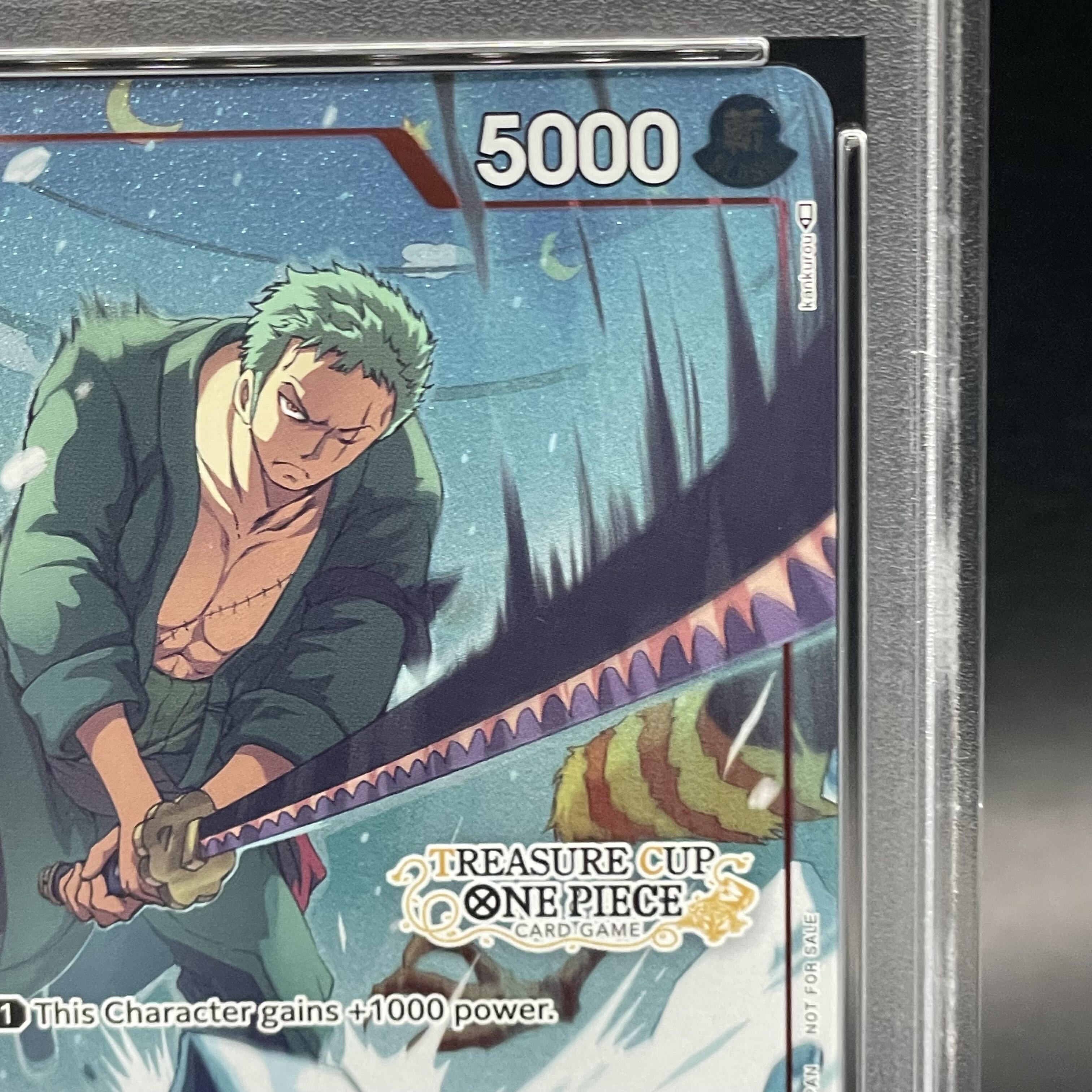 PSA10] Roronoa Zoro SR Treasure Cup English Version PROMO ST01-013