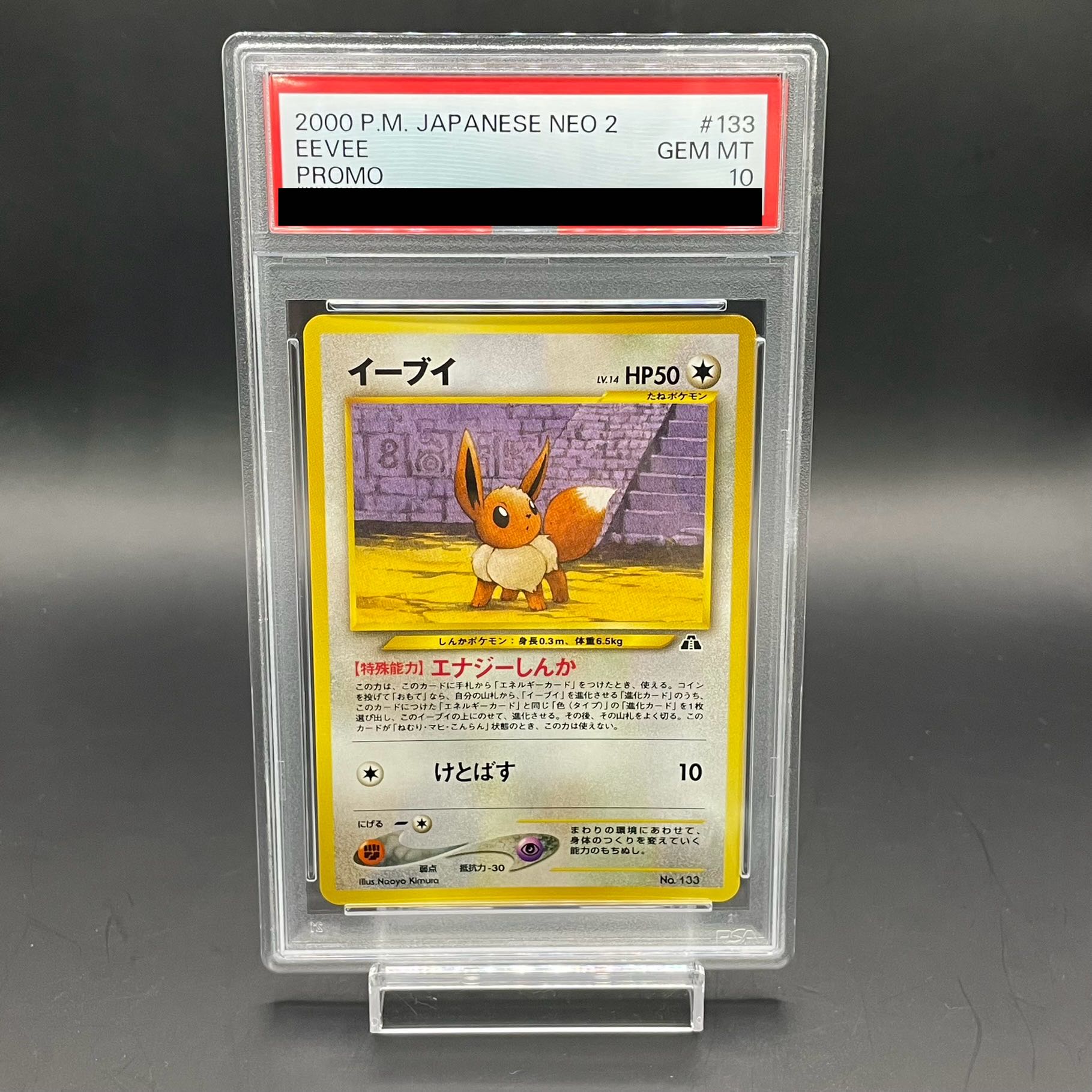 【PSA10】イーブイ プレミアムファイル 旧裏