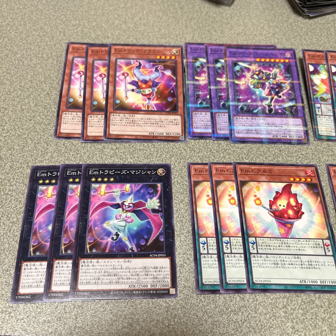 Em parts 8 kinds 3pcs set