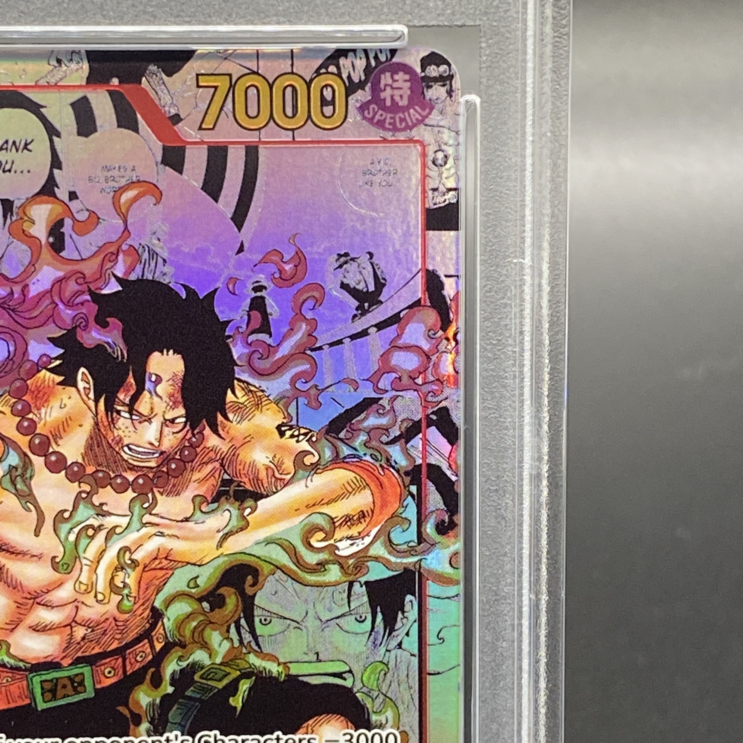 [PSA10] Portgas D. Ace 《English Edition》 (Comipara / Manga Background) [SR] {OP02-013}