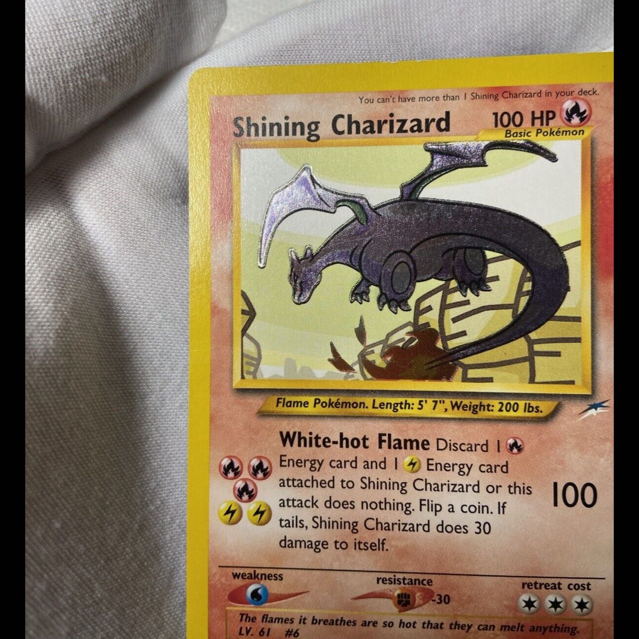 Pokémon Card: Umi International Edition Shining Charizard Pokémon Trading Card Game Lizardon Base SM8b PSA English 1st Edition 1枚