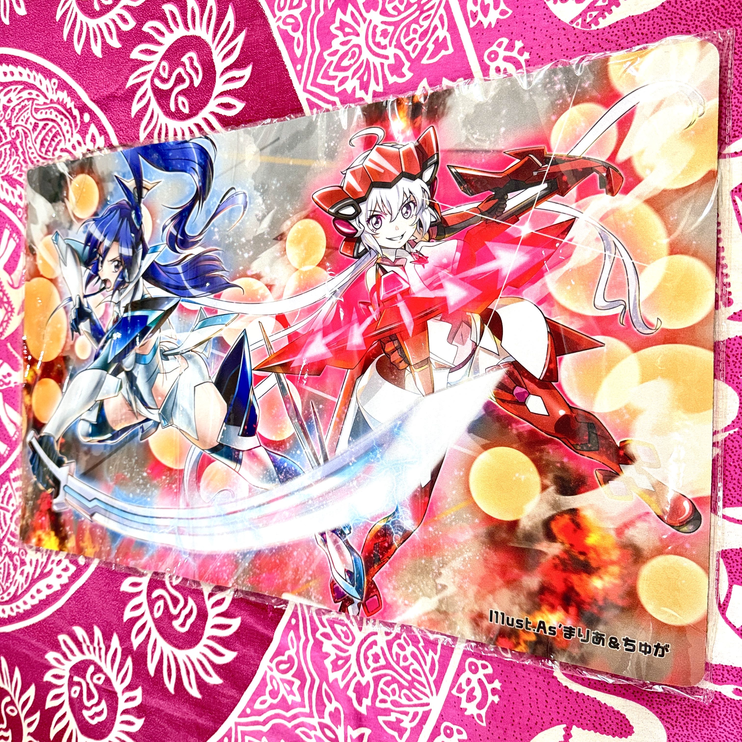 【超貴重】戦姫絶唱シンフォギア 風鳴翼 雪音クリス 重大工房 プレイマット