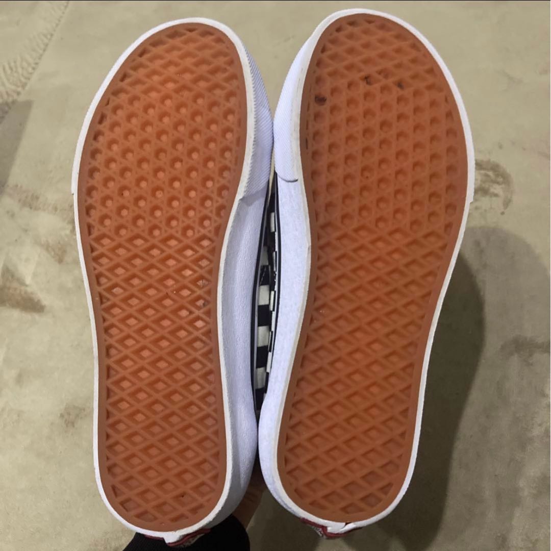VANS バンズ V36CL+ オールドスクール チェッカー 24.5cm 黒 24.5cm