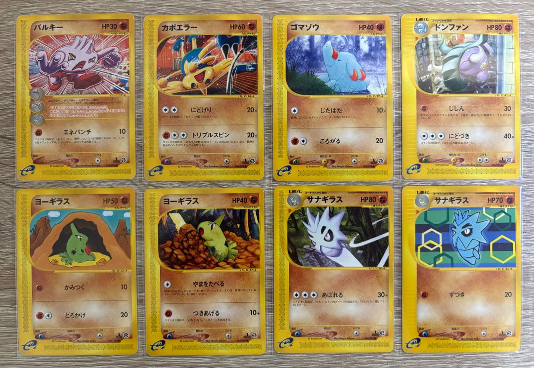 eタイプの地面タイプ＆かくとうタイプセット ポケモンカードe