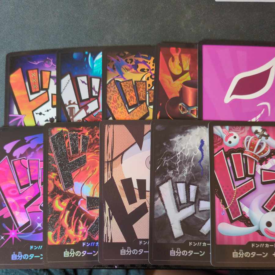 ドン!!カード パラレル 10枚セット  ペローナ カイドウ ルフィ サカズキ ルージュ ドフラミンゴ サボ ロブルッチ ホーディ モリア