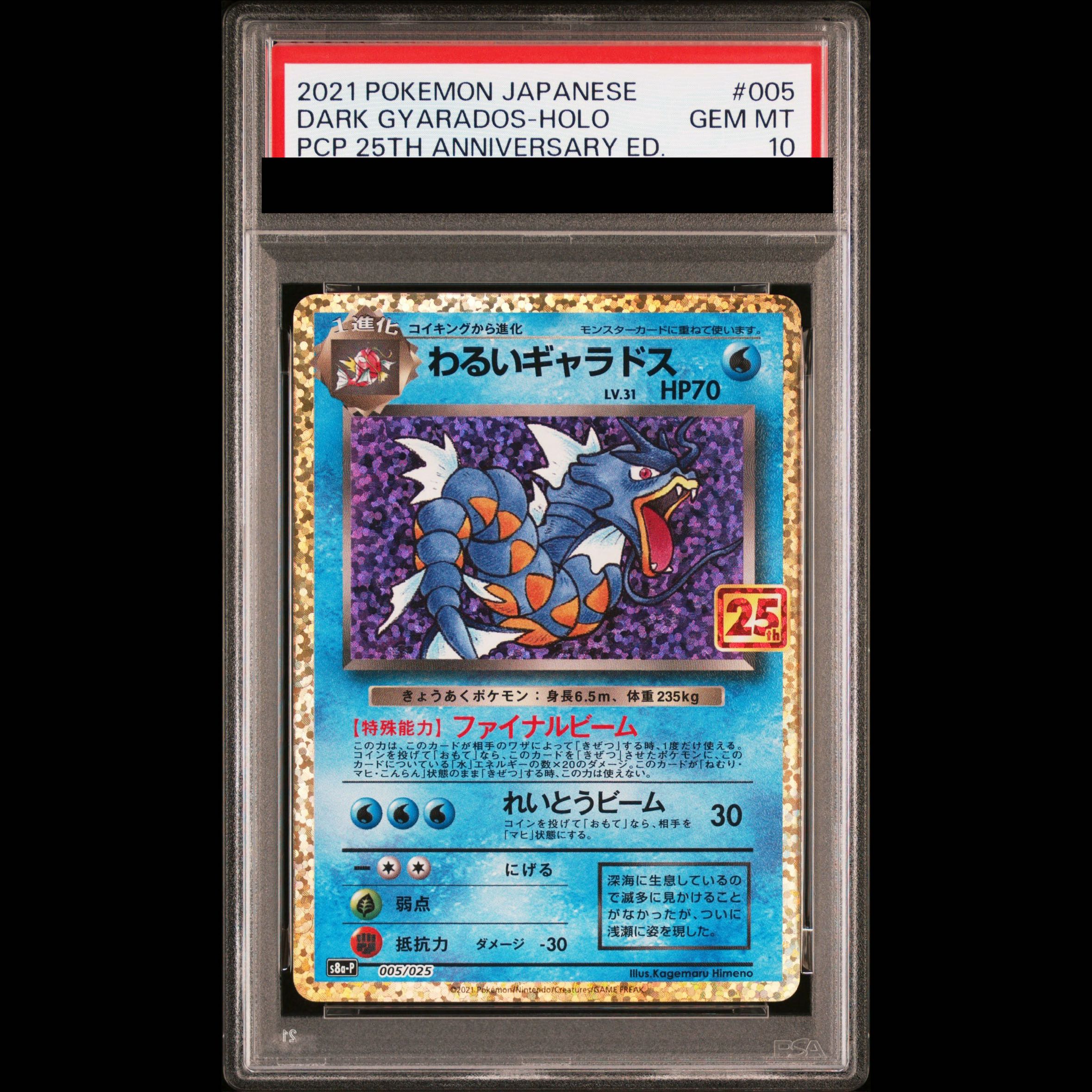 【PSA10】わるいギャラドス (25th) PROMO PROMO 005/025 1枚