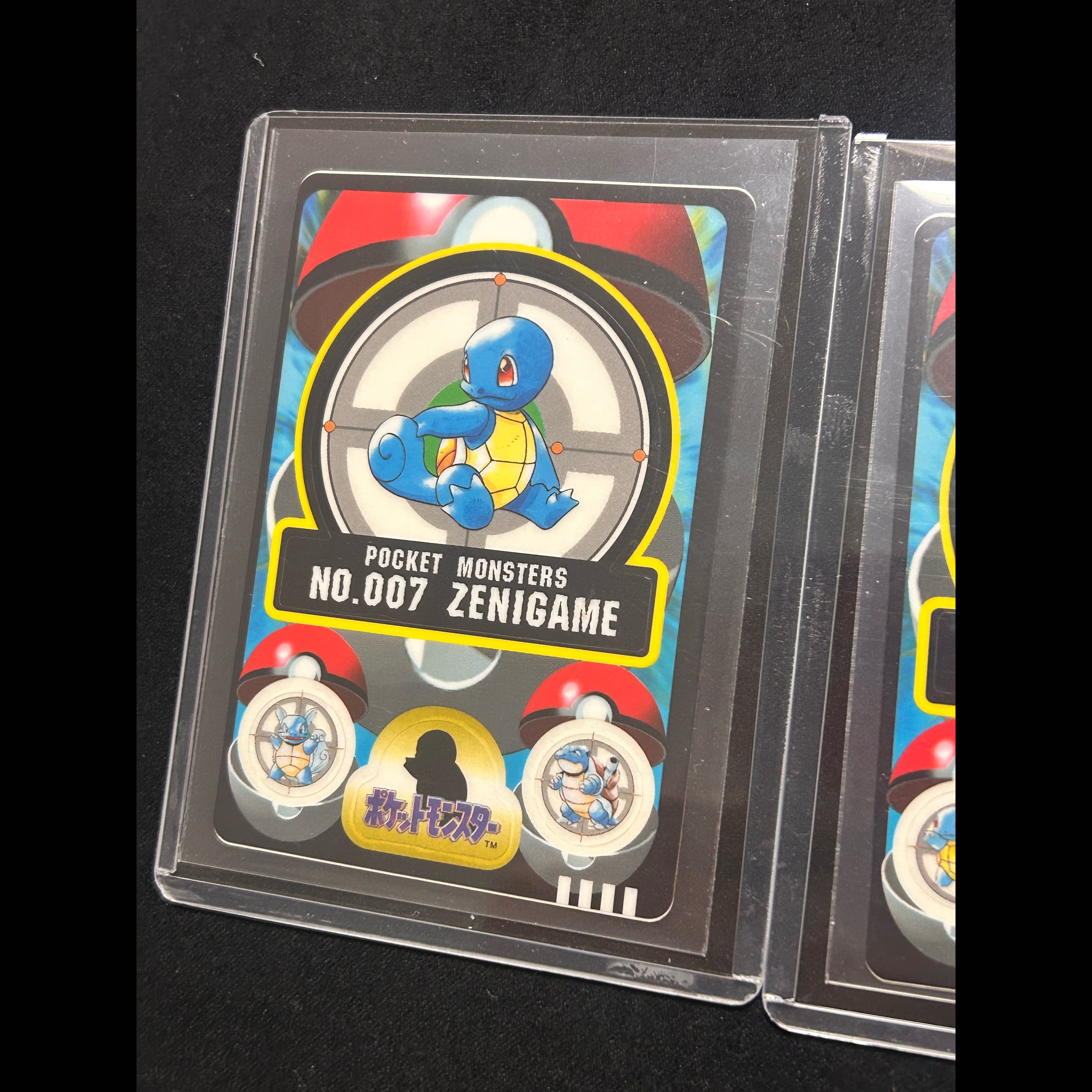 ポケモン カードダス 1998年 ゼニガメ カメール カメックス No.007 008 009 キラ 3枚セット バンダイ 当時物 1枚