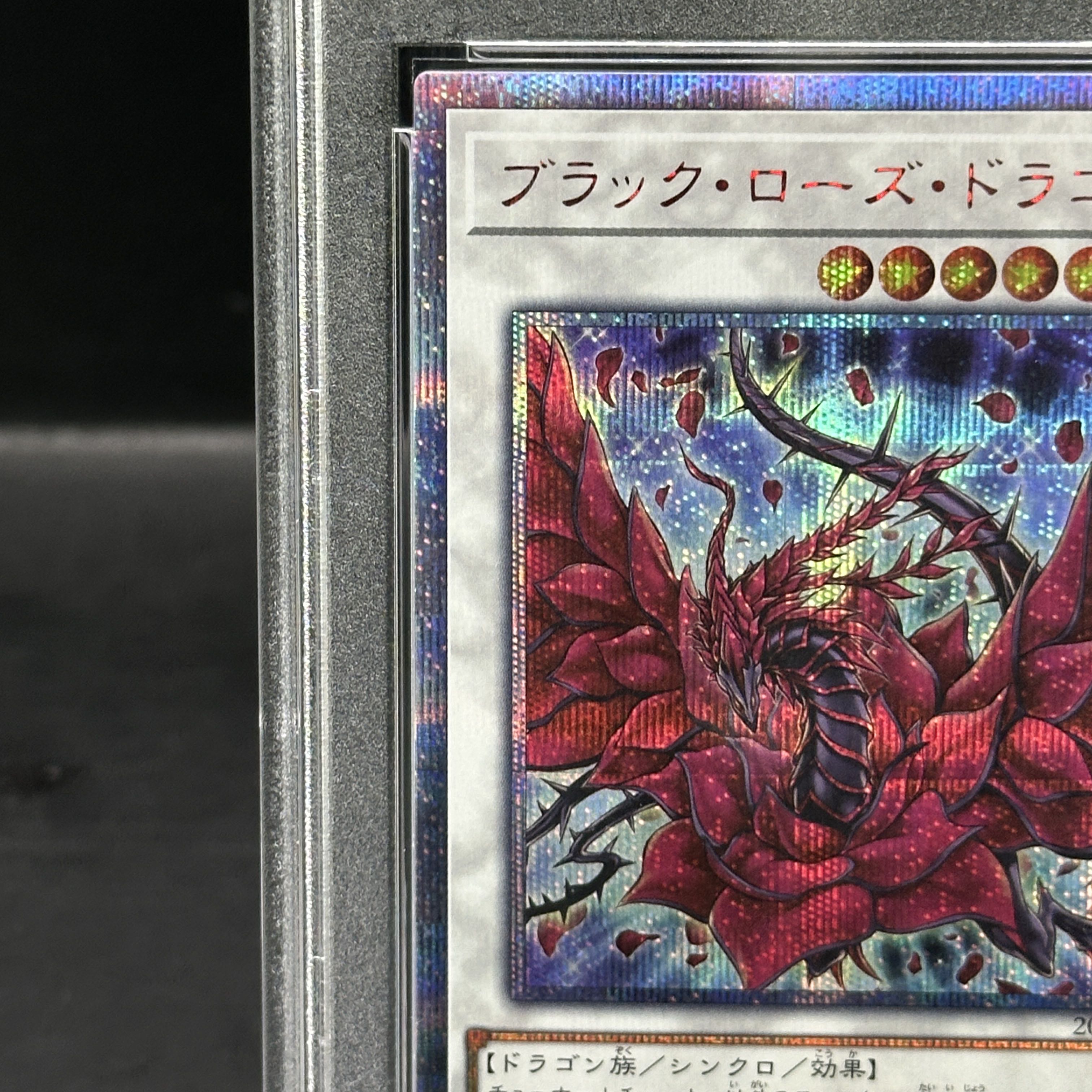 【PSA10】ブラック・ローズ・ドラゴン 20thシークレットレア JPS05 1枚