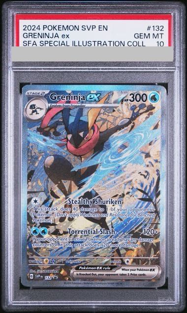 【PSA10】Greninja ex(ゲッコウガex)【P】{132/SV-P} [SV-P] 1枚