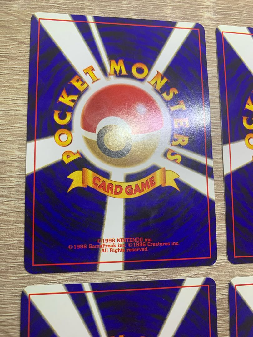 Chansey Stadium/Complete Set with extra Pokémon cards old back