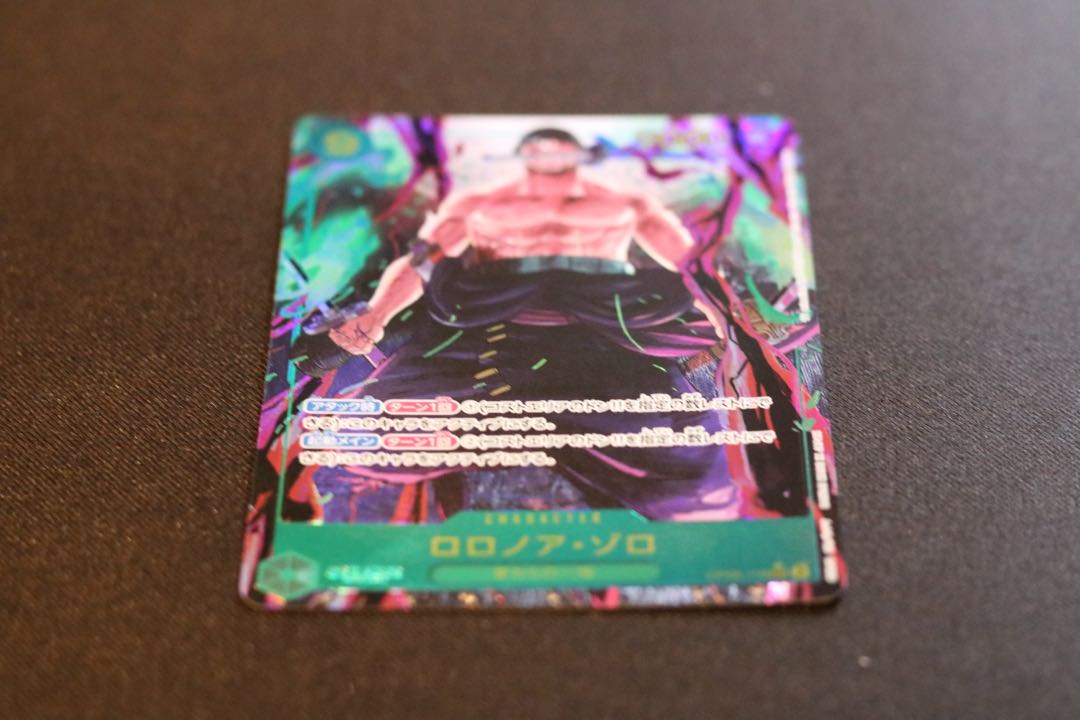 美品 ロロノア・ゾロ(パラレル) P-SEC OP06-118 1枚