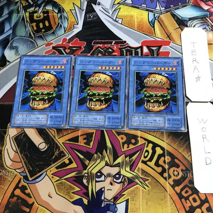 Hungry Burger 2nd period ver 4 Normal 3-card set Tera