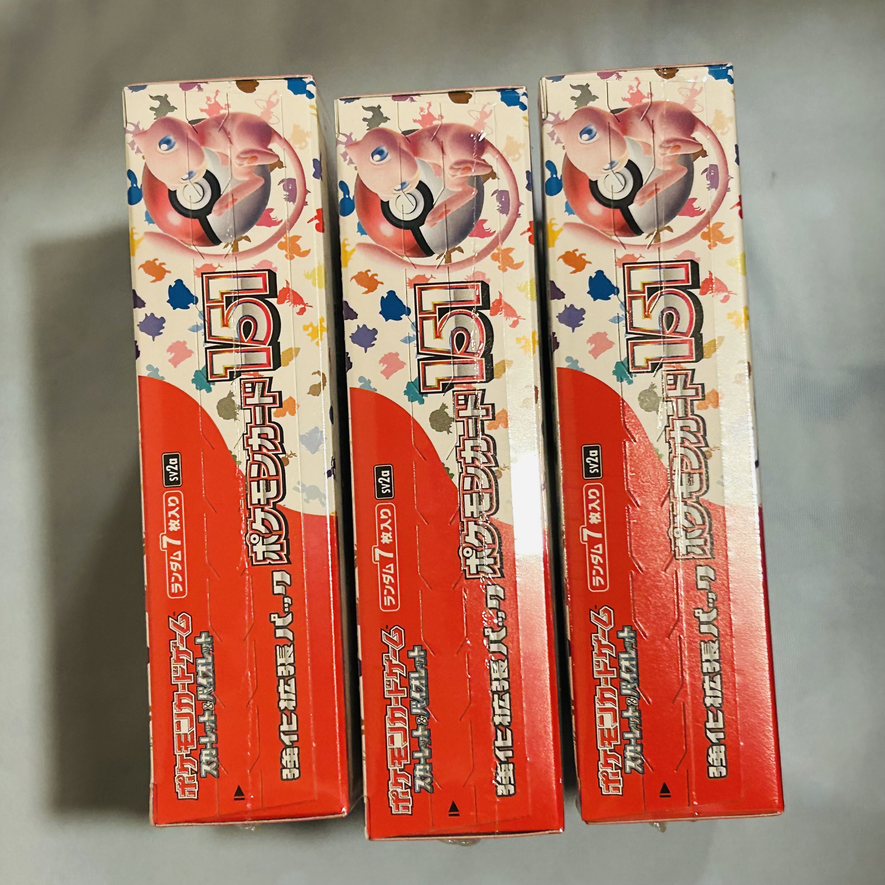 3box magi Enhanced Expansion Pack "Pokémon Card 151 (Ichigoichi)" Unopened box 1BOX