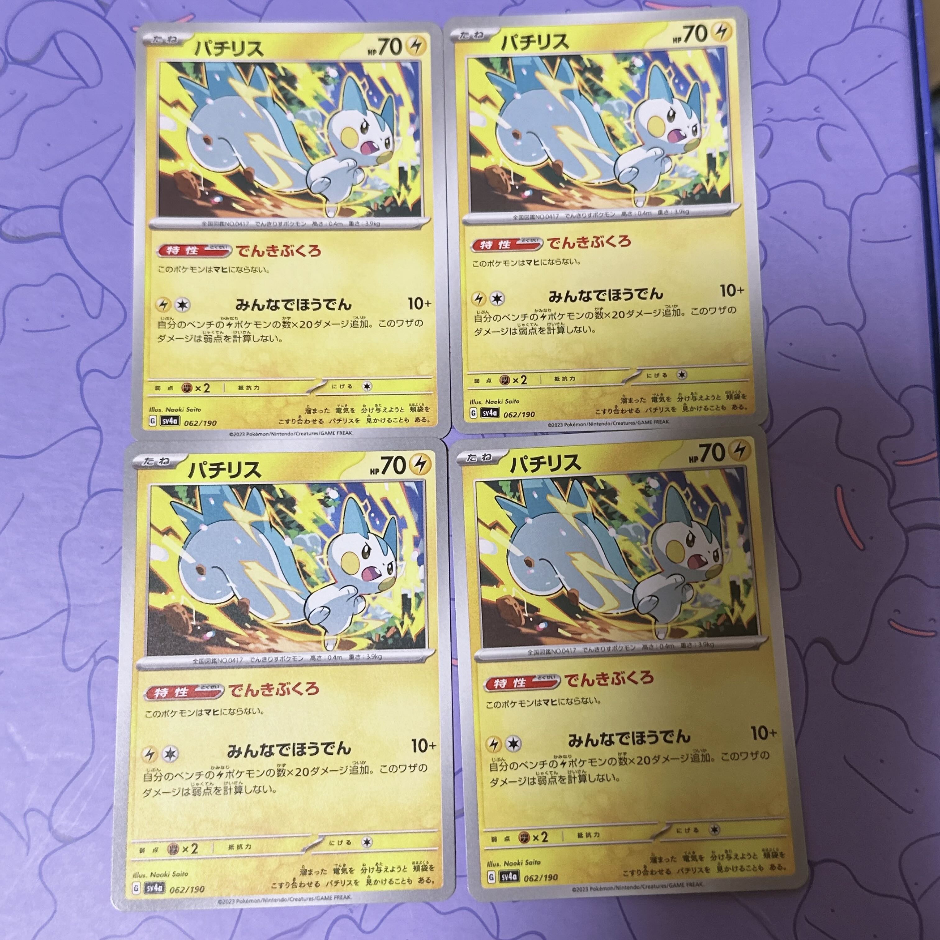 [00055] Pachirisu 062/190