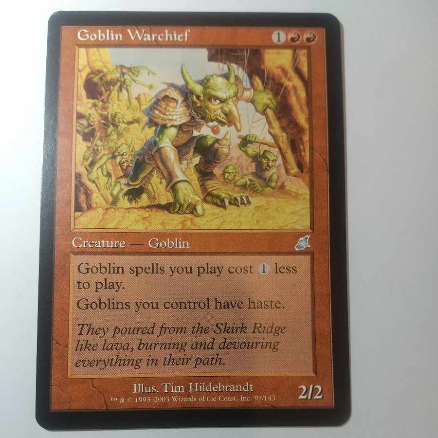 SCG] Goblin Warchief [English 1枚