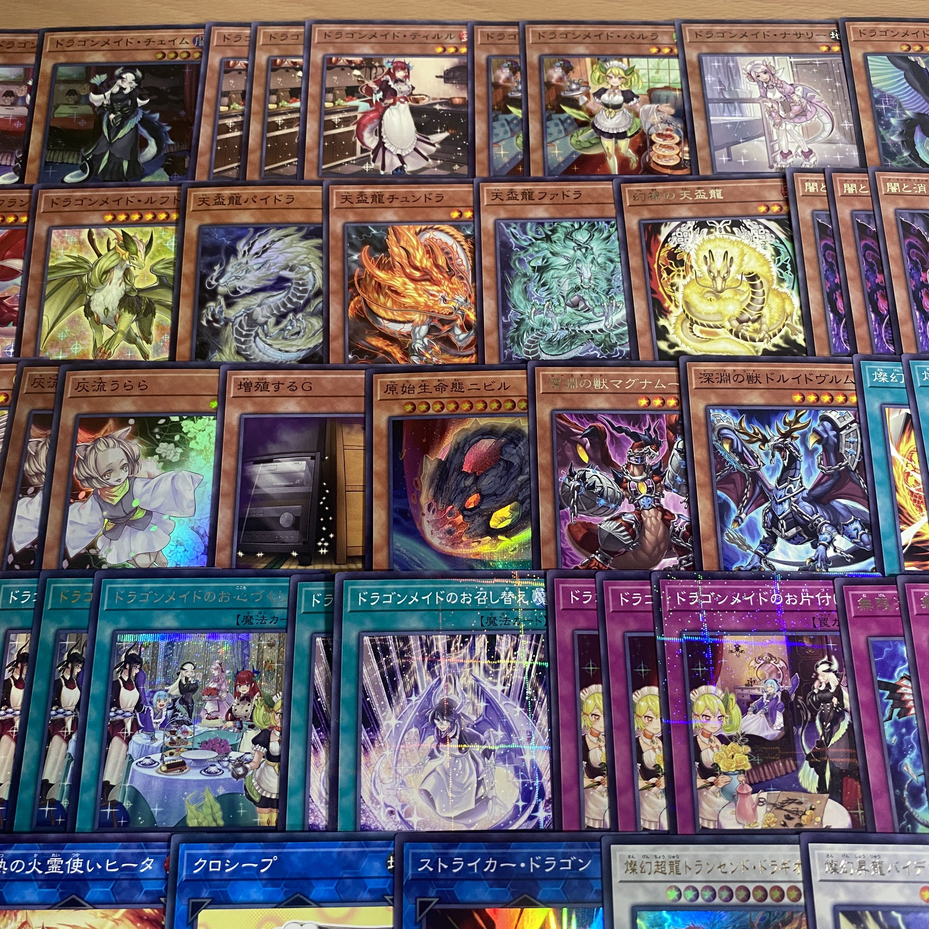 天盃龍 ドラゴンメイド デッキ【以下検索 遊戯王 本格構築 まとめ売り 初期 2期 レリーフ ゲートボール デッキパーツ】 1枚