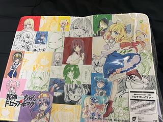 Evil Girl Dropkick Play Mat Rubber Mat