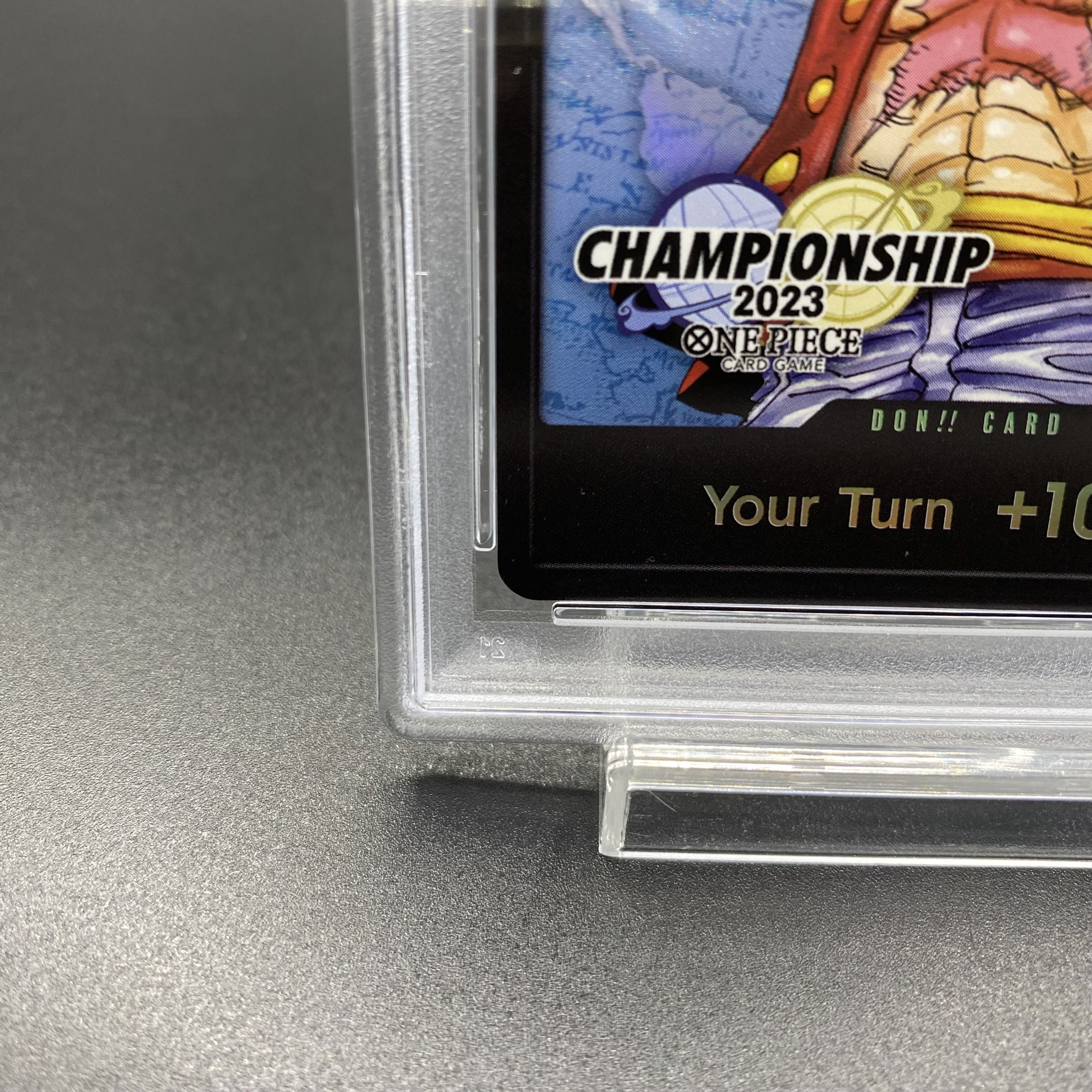 PSA10] Don Card (Monkey D. Luffy) English Version Championship 2023 World Final PROMO OP04-092