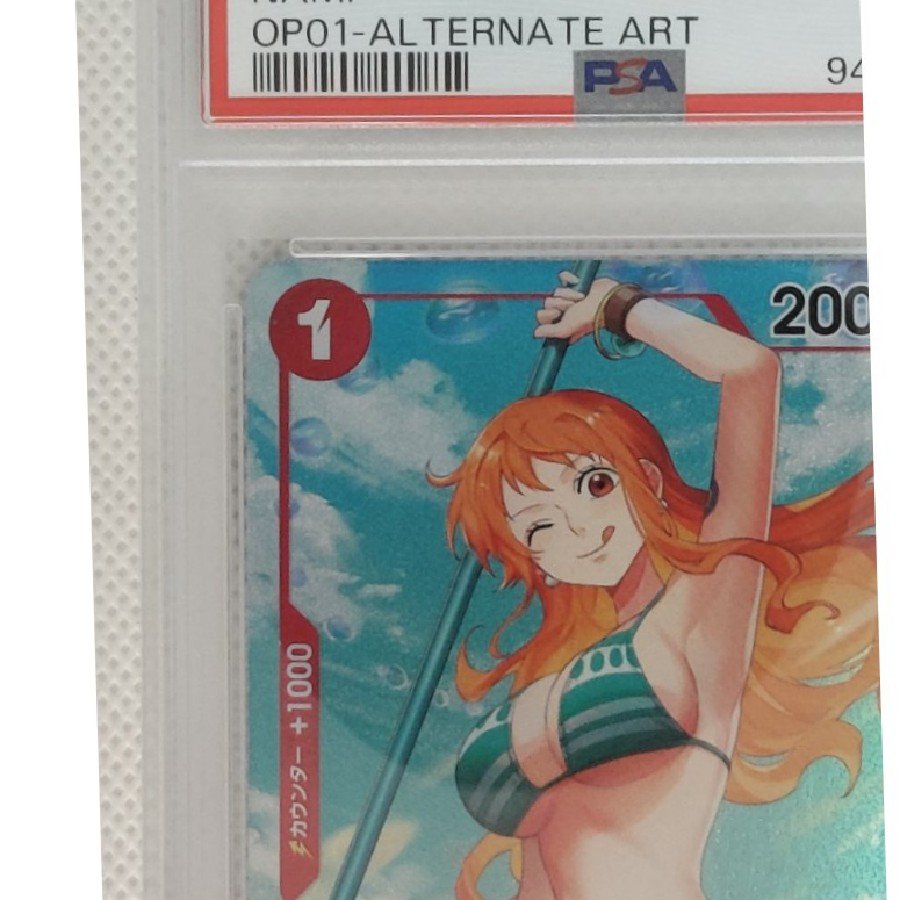 状態B 状態B 【PSA10】ナミ(パラレル) P-R OP01-016 1枚