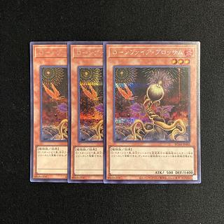 p173 Lonefire Blossom Secret Rare 3-Card Set Yu-Gi-Oh! Tretore 3枚