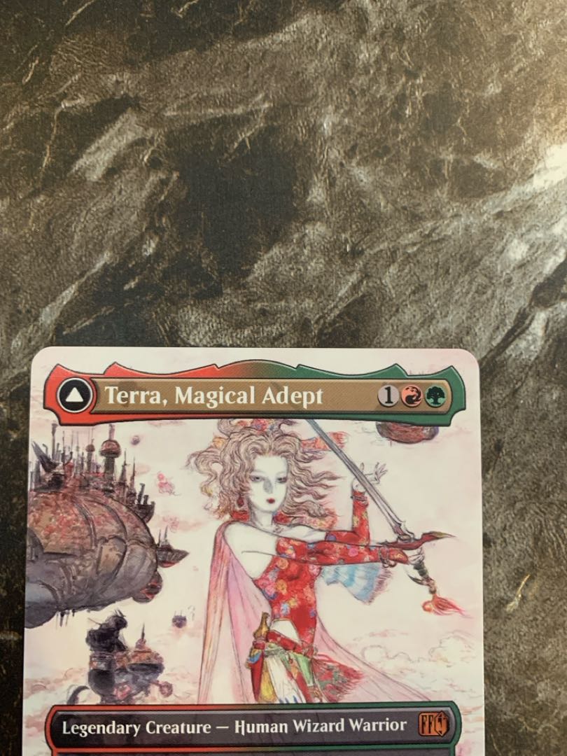 mtg ファイナルファンタジー　魔導戦士、ティナ　ボーダーレス　天野喜孝 M0323 魔導戦士ティナ MTG FF 天野喜孝 - メルカリ