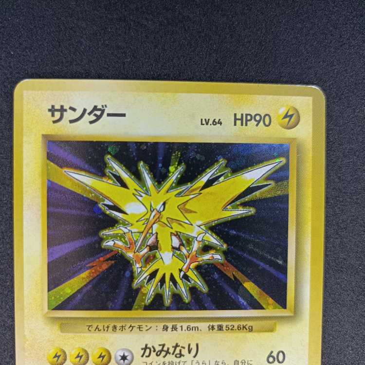 Old back first edition Zapdos 1枚