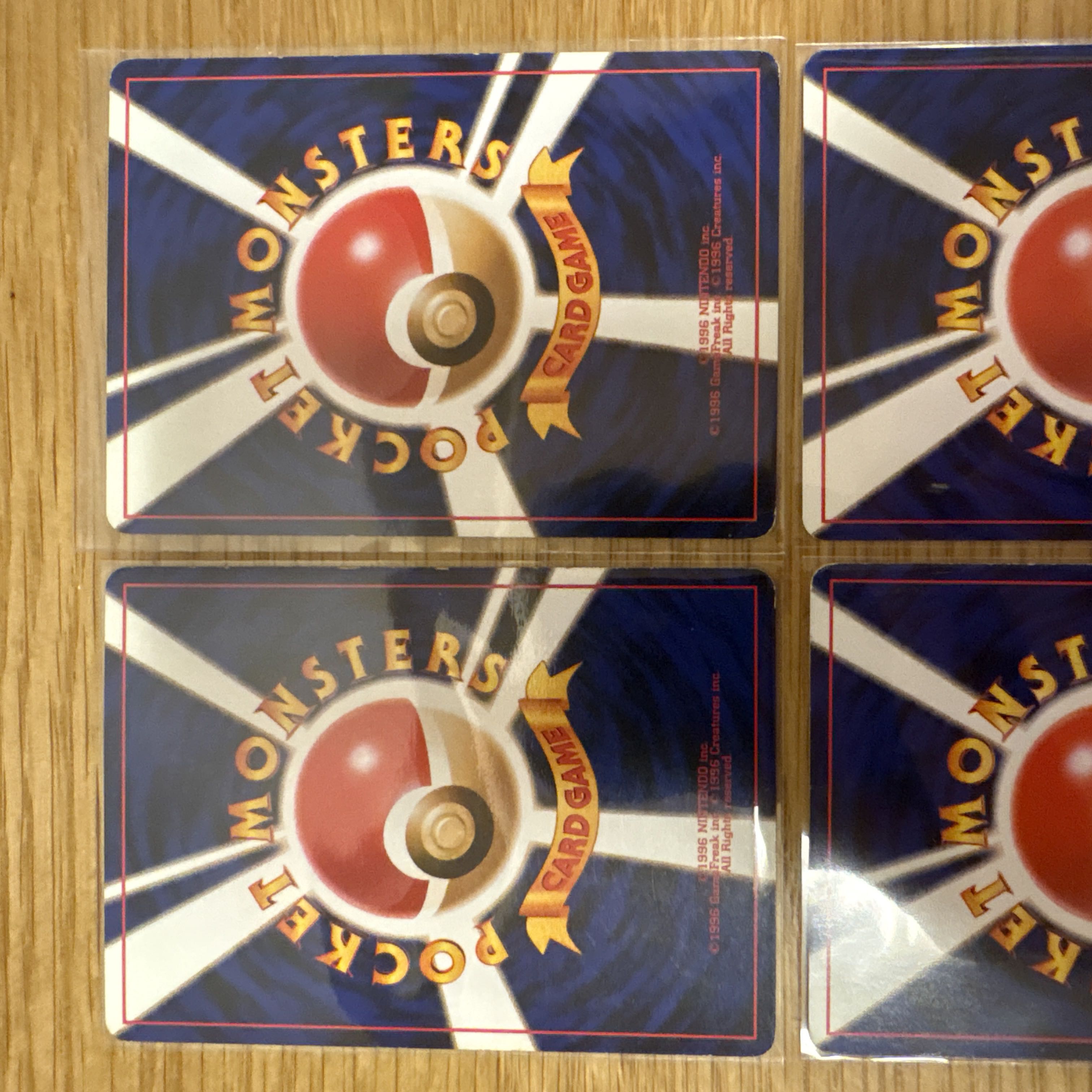 【旧裏まとめ売り】ポケモン進化ラインセット｜当時物　イノムー 4枚