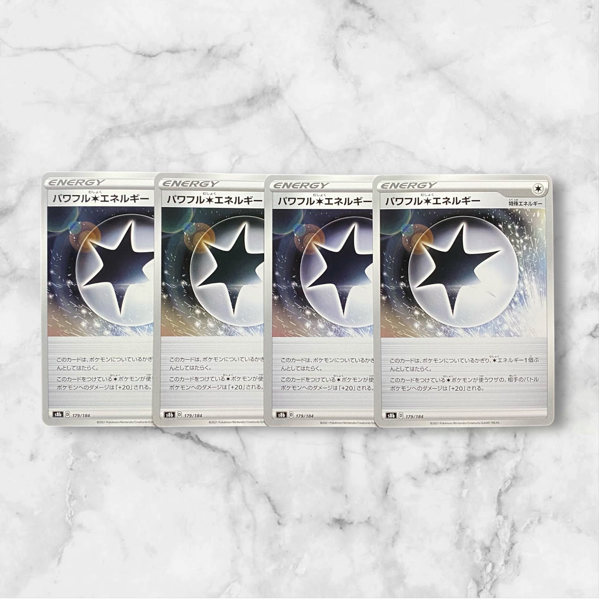 5798 [Pokémon Cards] Powerful Mushoku Energy 4-card set