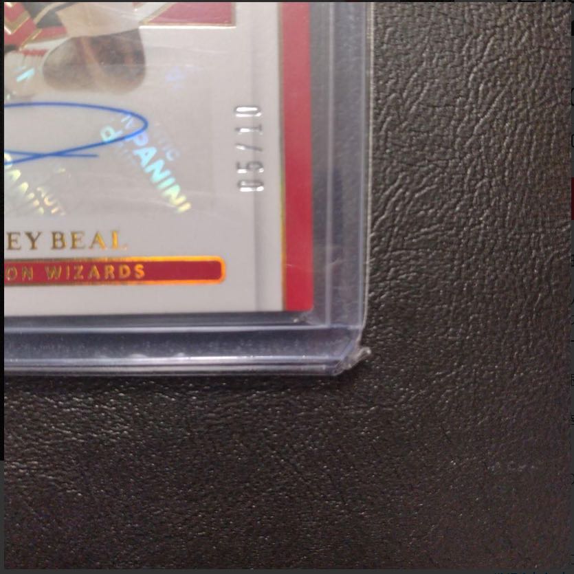 世界に10枚】ブラッドリー・ビール サインカード サンズ NBA paniniの 