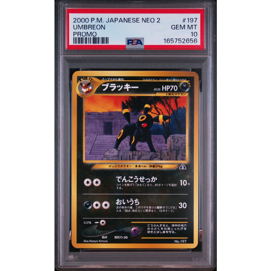 PSA10 ブラッキー NEO2 プロモ 鑑定品 1枚