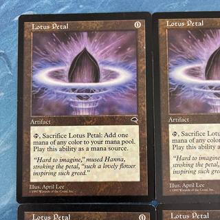 MTG 4枚　水蓮の花びら 4枚
