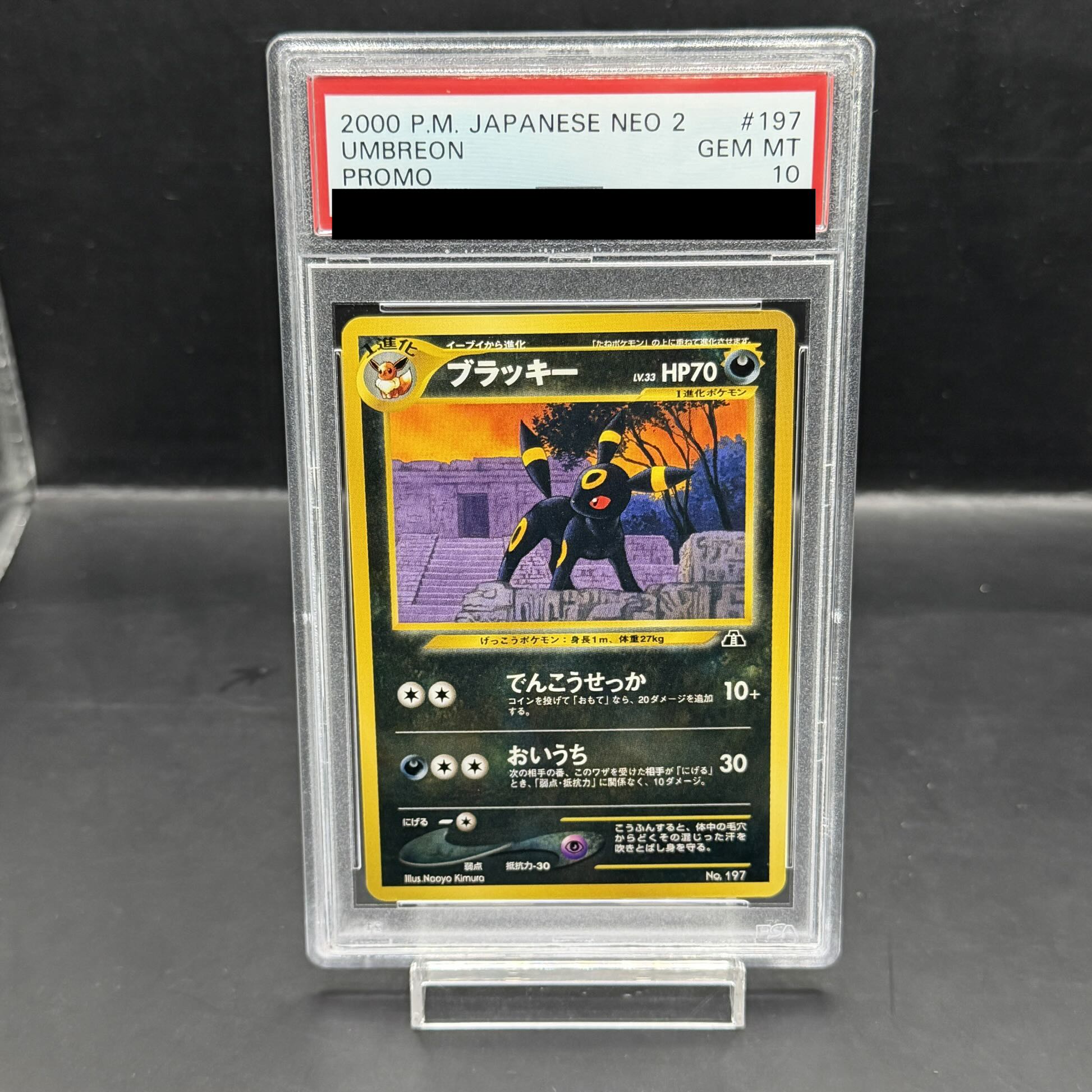 [PSA10] Umbreon Premium File Old Back 1枚