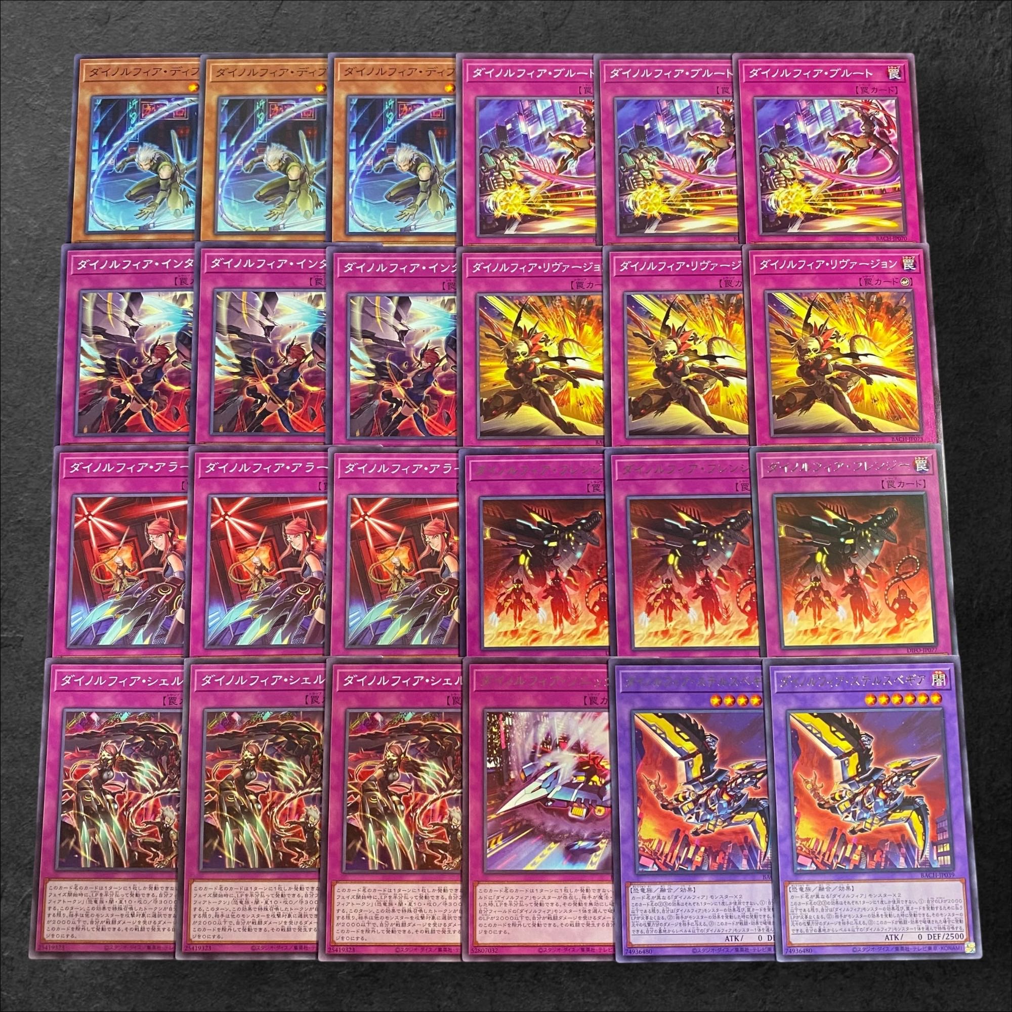 A481 [King of Games] Dinolfia Deck Parts, set of 24