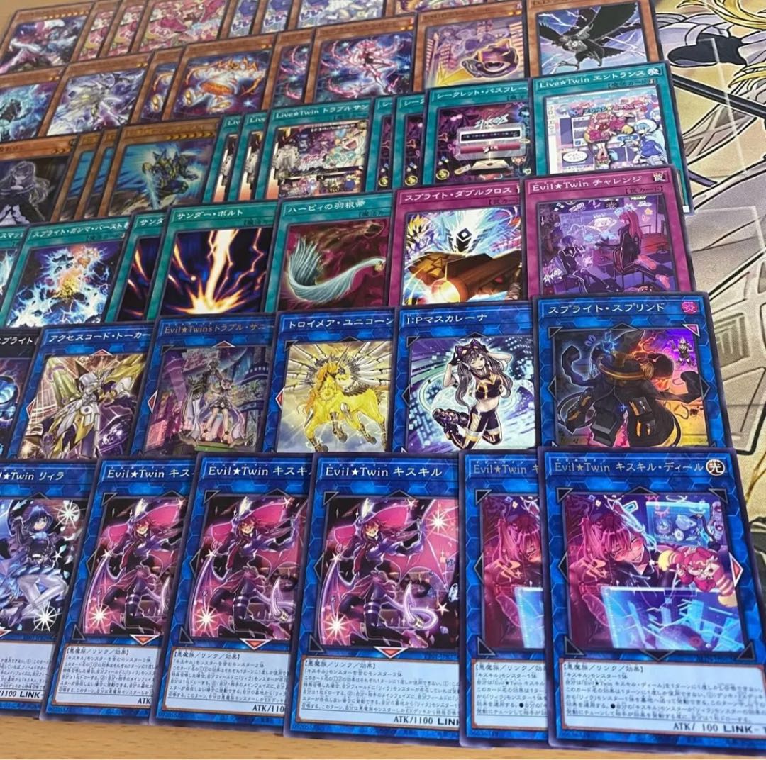 Yu-Gi-Oh Evil★Twin Evil Twin Deck Full Scale Construction Live Twin 1枚