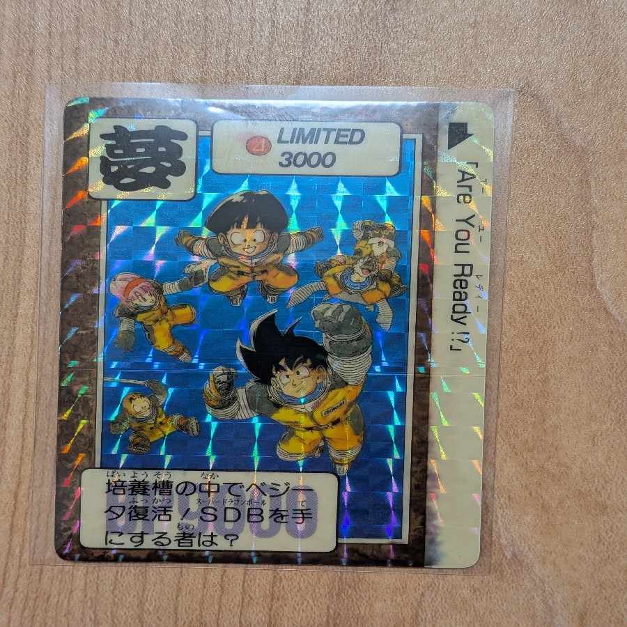 【限定3000枚】ドラゴンボール カードダス LIMITED 3000 スペシャルカード　6種 6枚