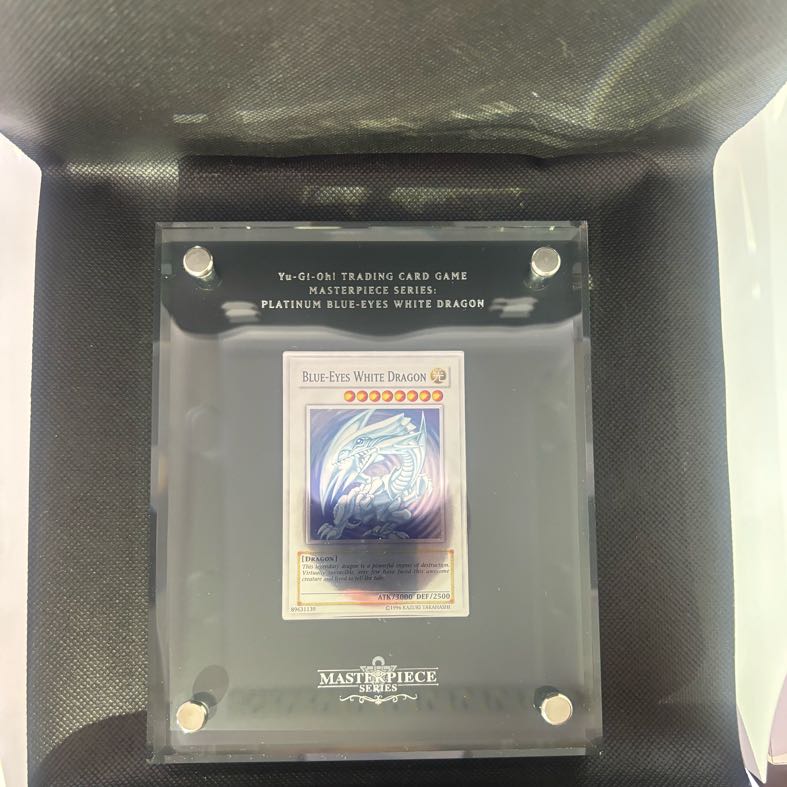 世界2枚 当選 遊戯王 純銀 ブルーア イズ 青眼の白龍 PSA プロモカード