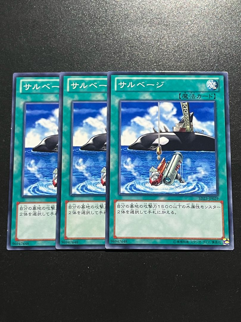 Yu-Gi-Oh Studio 3 copies Salvage Normal JP029