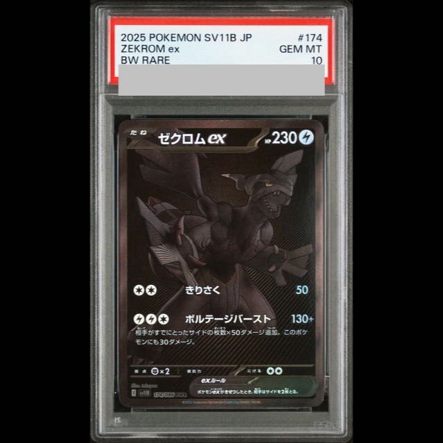 【PSA10】ゼクロムex BWR 174/086 1枚
