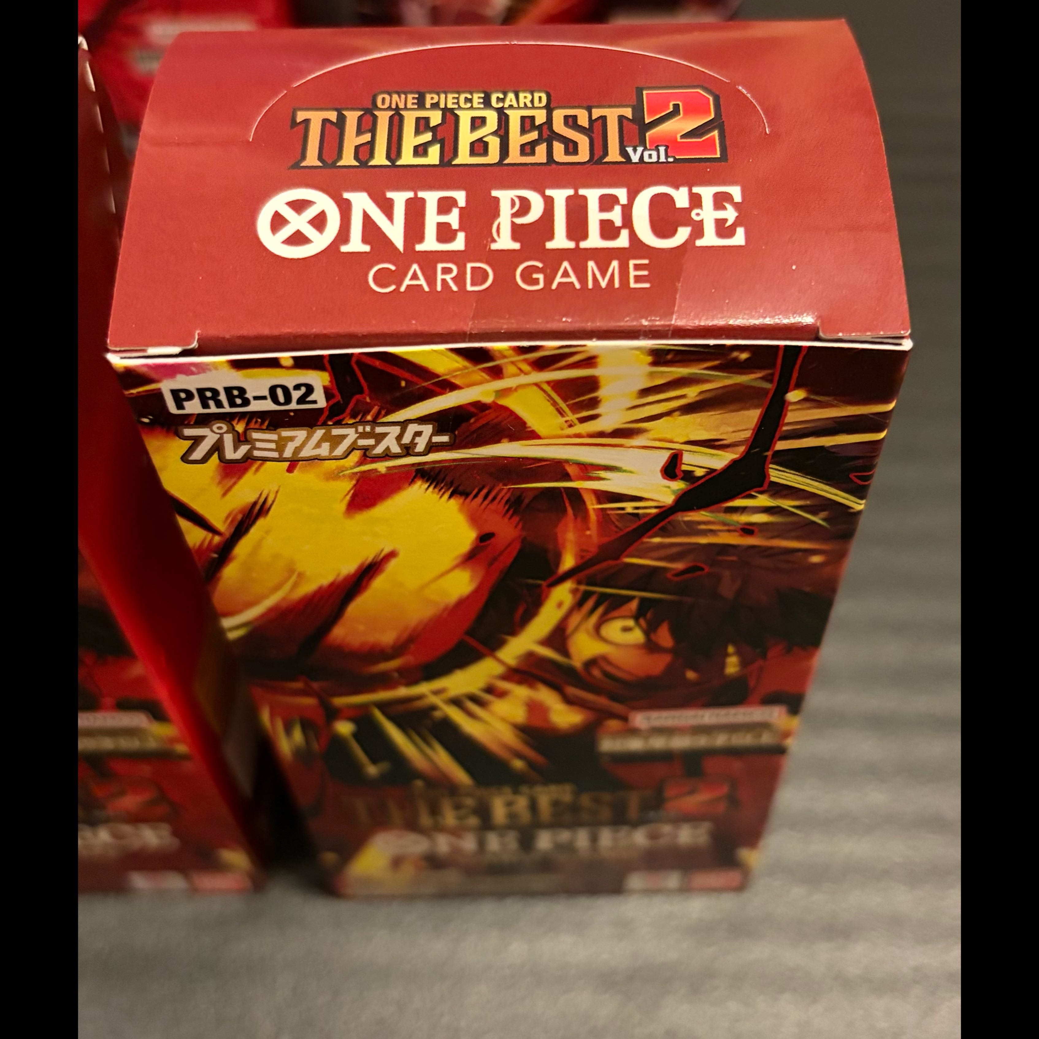 With tape Premium Flareon ONE PIECE CARD THE BEST Vol. 2 [PRB-02] Unopened Box  2BOX