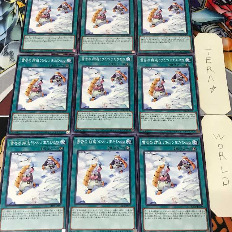 雪沓の 跡追うひとつ またひとつ LEDE 1 ノーマル 魔法 9枚セット てら 9枚