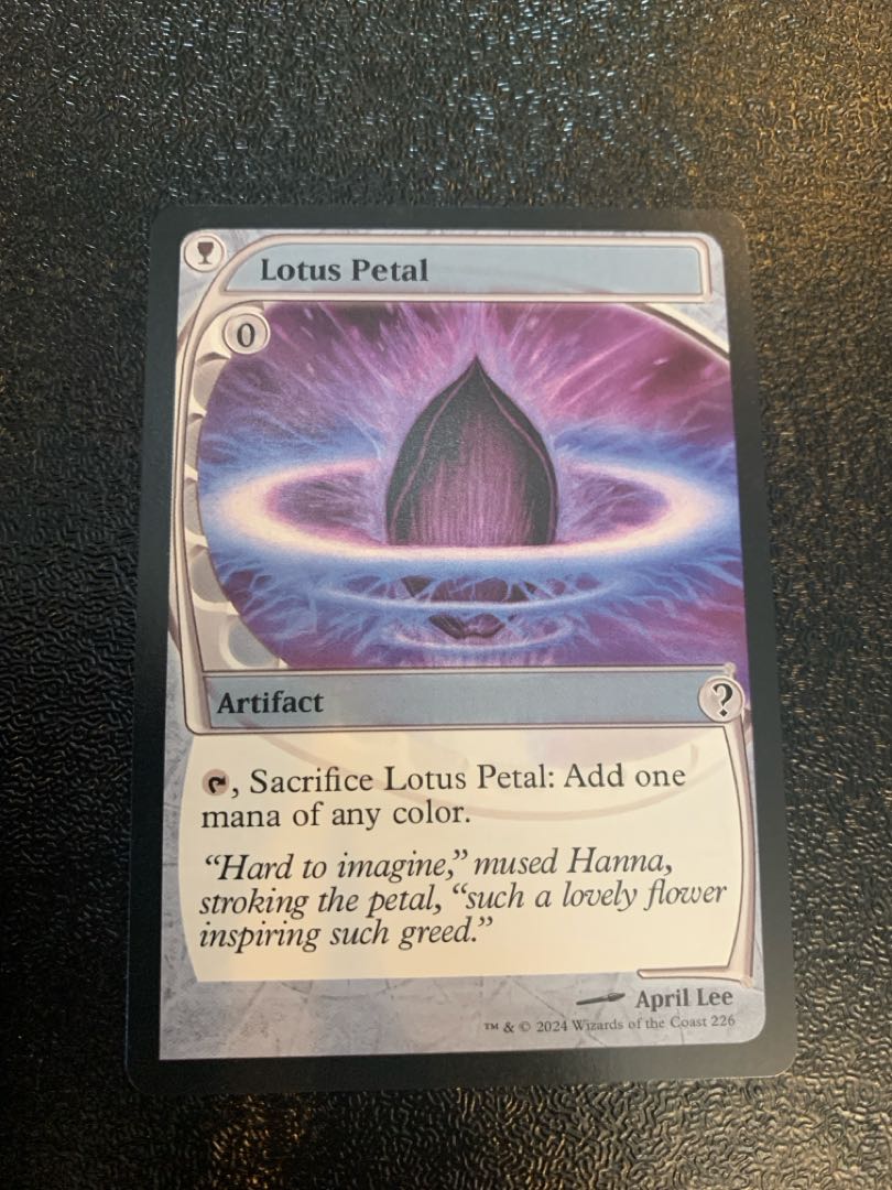 mtg 水蓮の花びら Lotus Petal ギャザリング　ff ミステリー mtg 水蓮の花びら Lotus Petal ギャザリング ff ミステリー