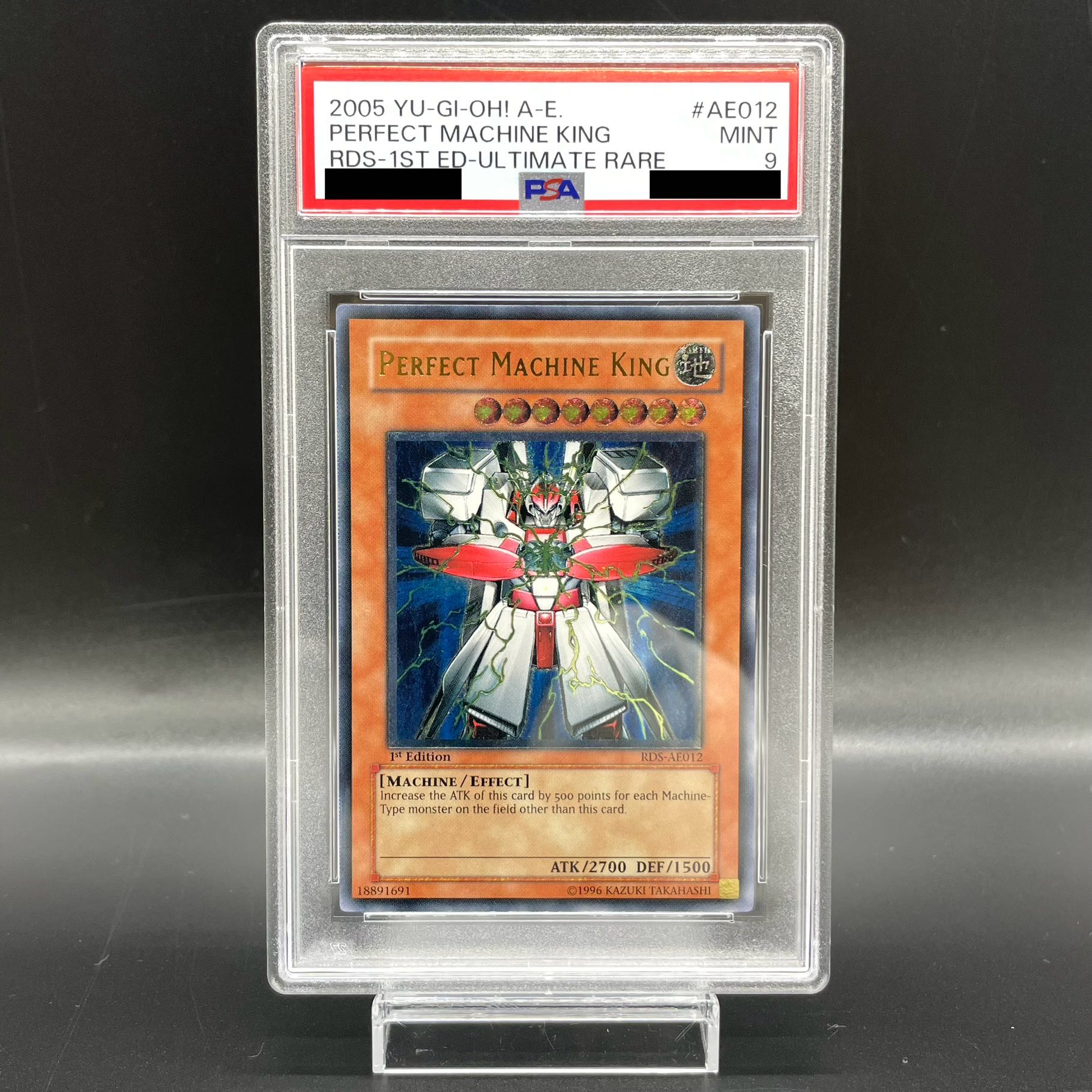 [PSA9] Perfect Machine King [Old Asian Edition] [Relief] {RDS-AE012} Ultimate Rare RDS-AE012