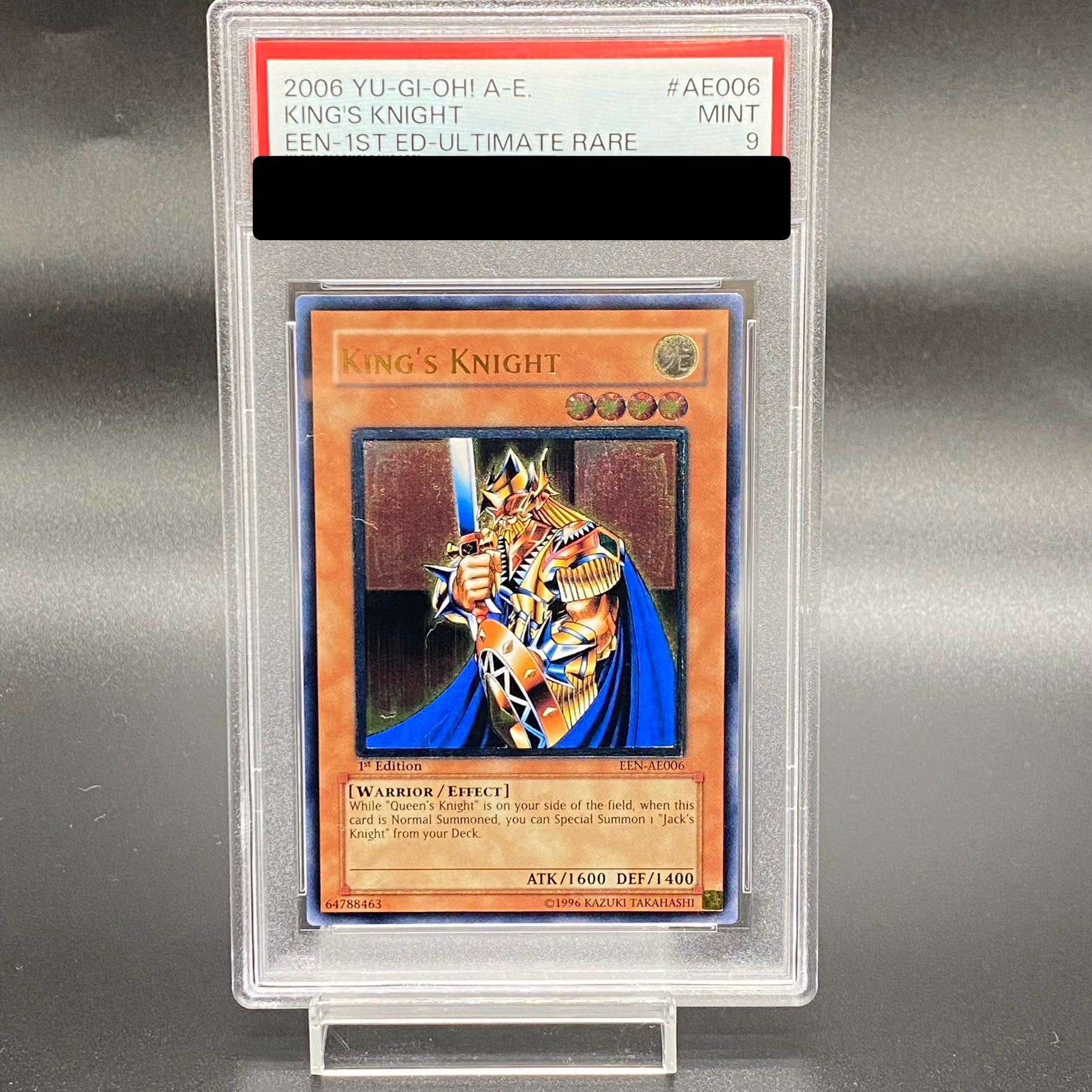 PSA9】キングスナイト レリーフ 旧アジア版 アルティメットレア PSA9】キングスナイト レリーフ 旧アジア版 アルティメットレア