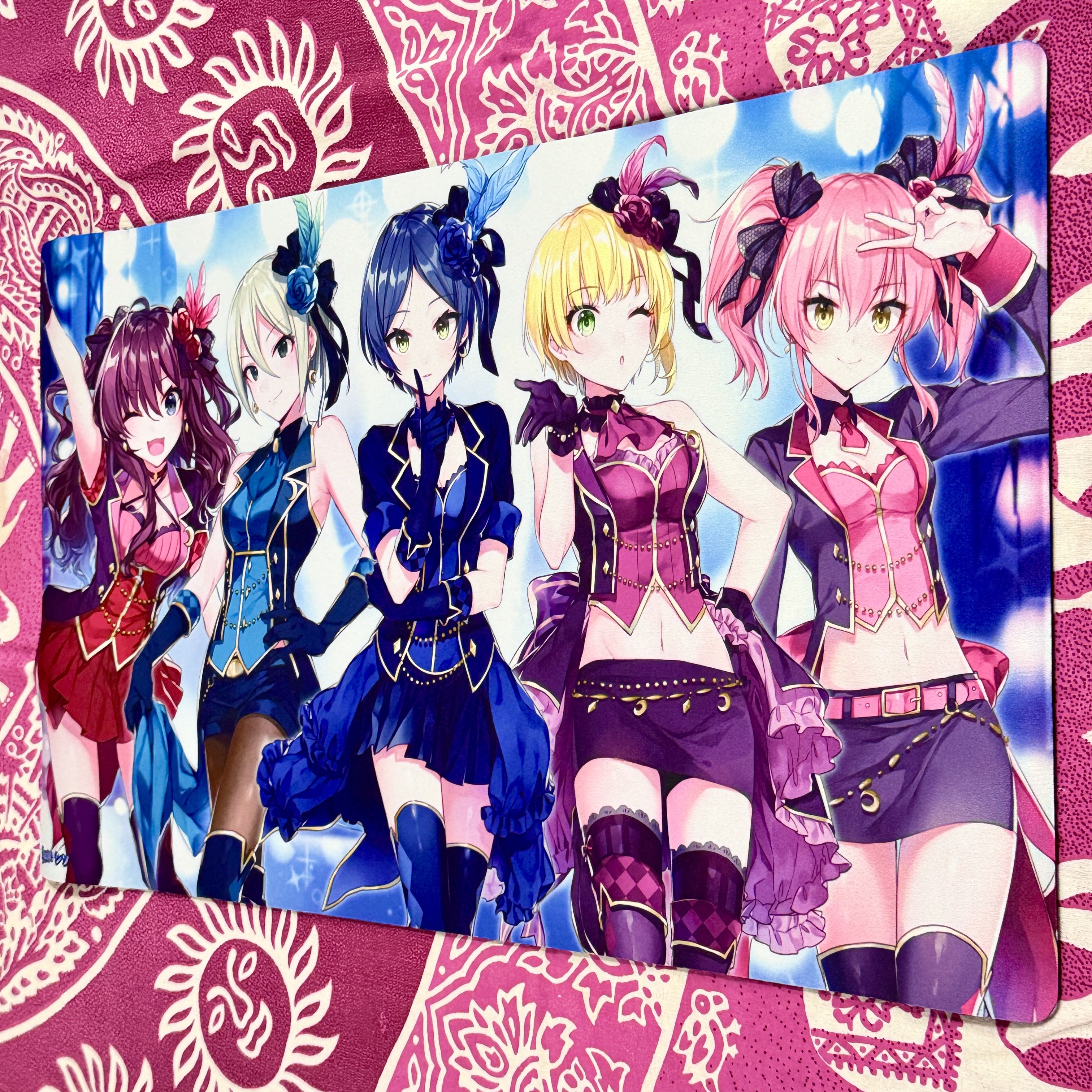 【開封済み】アイドルマスター デレマス LIPPS ぴらるーく プレイマット