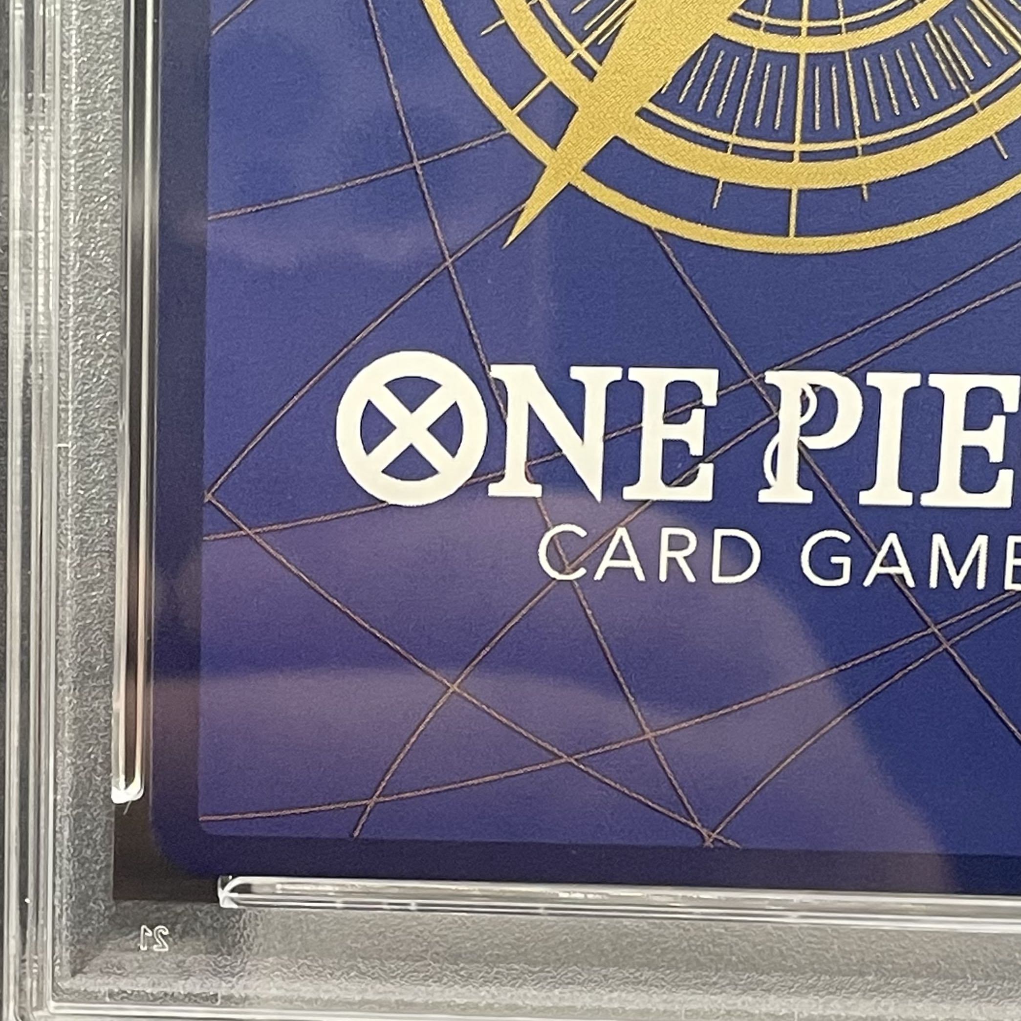 【PSA10】トラファルガー・ロー(パラレル)(スーパーパラレル)(コミックパラレル・コミパラ・漫画背景) P-SEC OP10-119