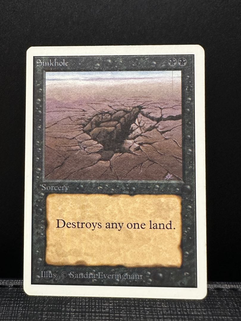 【MtG】 Sinkhole 英語 2ED 4枚